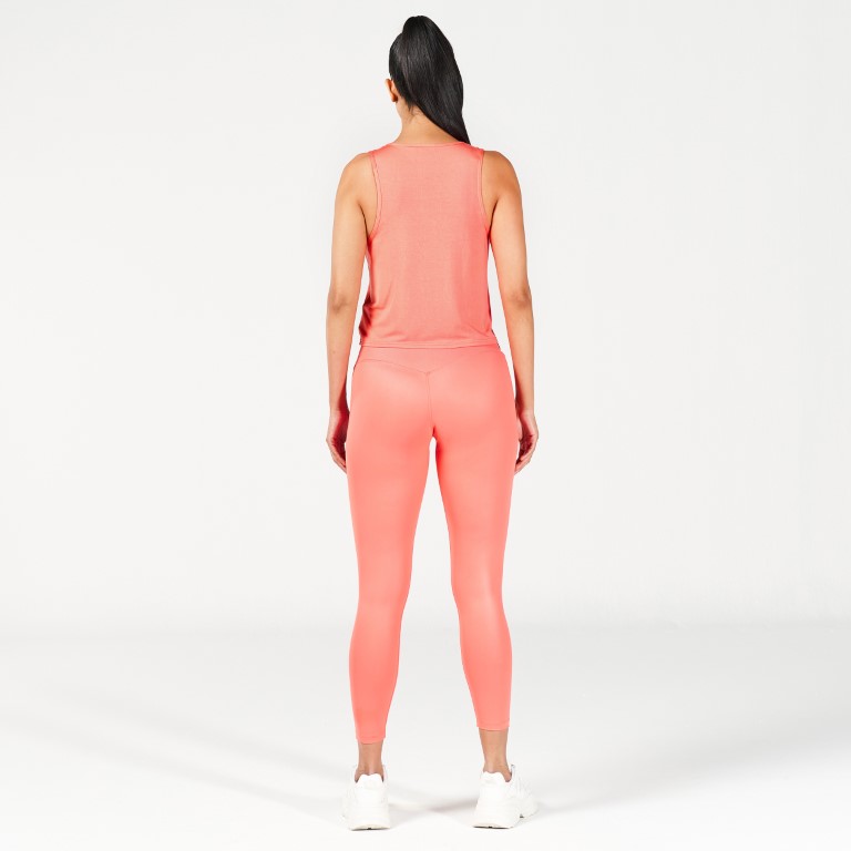 Breeze Camo Tank- Hot Coral